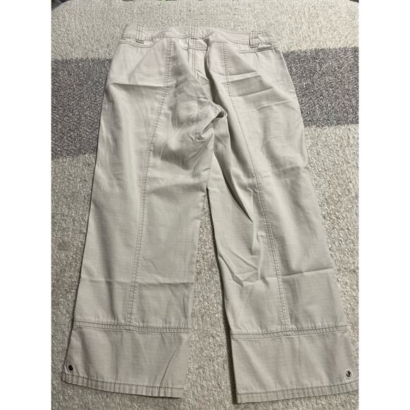 Calvin Klein Jeans Khakis Cropped Womens sz 8 100% Cotton Ripstop Fabric Casual - Picture 7 of 12